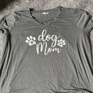 Maurices Charcoal Dog Mom Tee